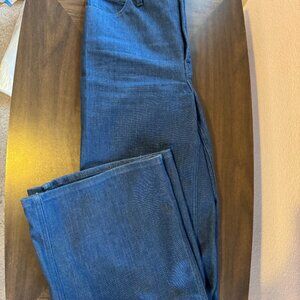 Good American Good Icon High Rise Button Snap Flare Jeans Sz 4/27
